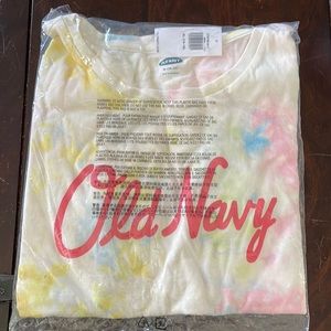 NWT Old Navy girls tie dye short sleeve t-shirt XL